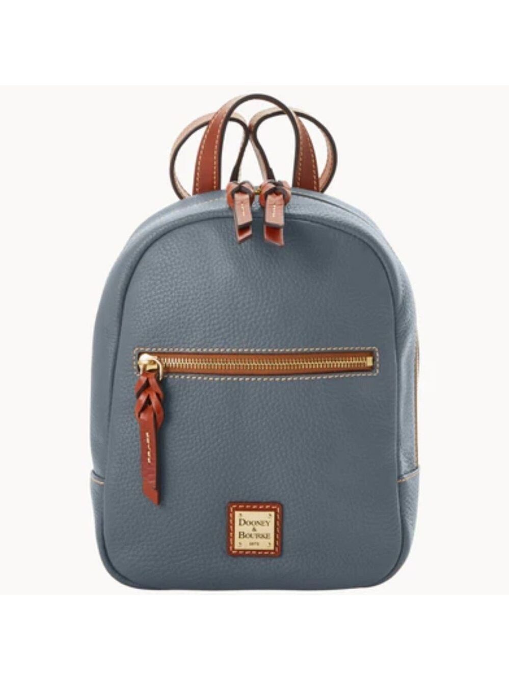 Dooney & Bourke Slate Blue Leather Backpack